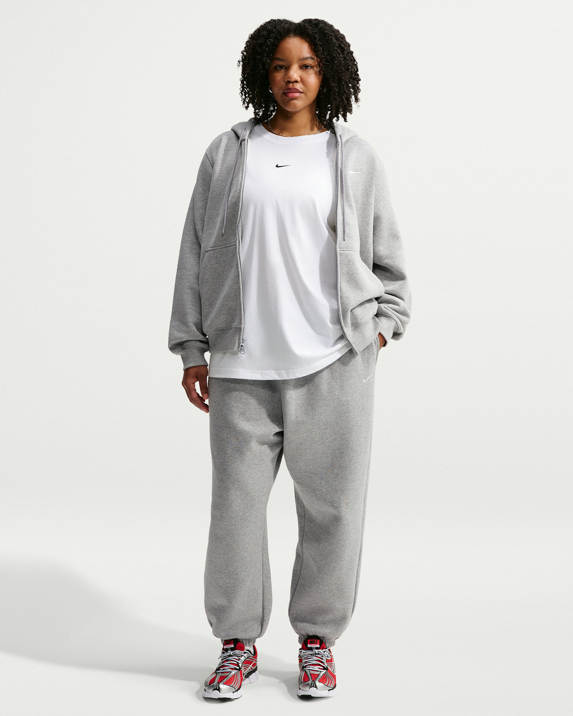 Nike Studio Fleece Medium Weight Women's Oversized High-Rise